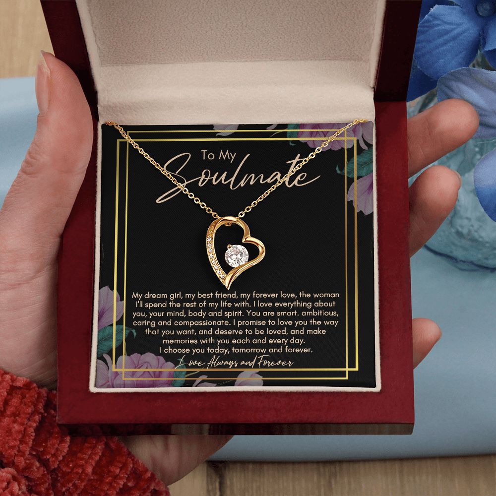 Soulmate Forever Love Necklace | Soulmate Birthday Gift | Soulmate Anniversary Gift | Soulmate Christmas Gift | Gift for Wife | Gift for Girlfriend