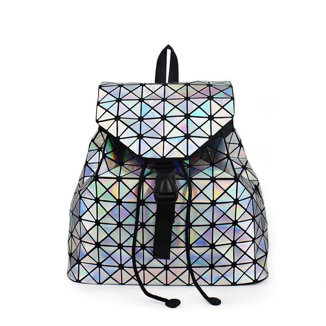Geometric Holographic Reflective Backpack