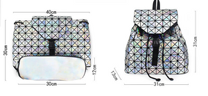 Geometric Holographic Reflective Backpack