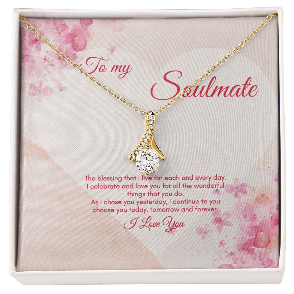 Soulmate Alluring Beauty necklace, Soulmate Birthday Gift, Soulmate Anniversary Gift, Soulmate Christmas Gift