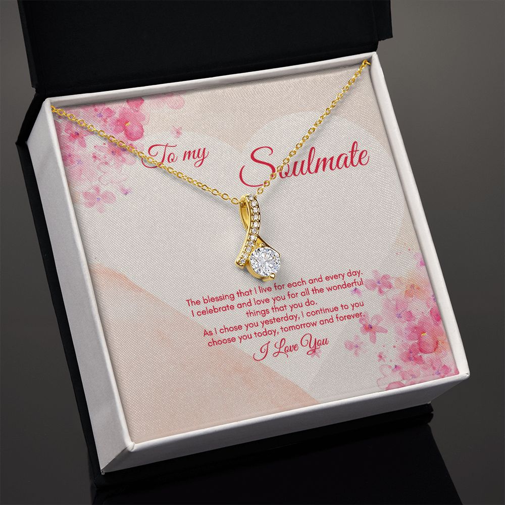 Soulmate Alluring Beauty necklace, Soulmate Birthday Gift, Soulmate Anniversary Gift, Soulmate Christmas Gift