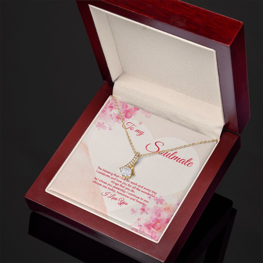 Soulmate Alluring Beauty necklace, Soulmate Birthday Gift, Soulmate Anniversary Gift, Soulmate Christmas Gift