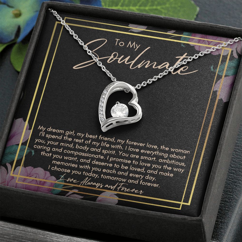 Soulmate Forever Love Necklace | Soulmate Birthday Gift | Soulmate Anniversary Gift | Soulmate Christmas Gift | Gift for Wife | Gift for Girlfriend