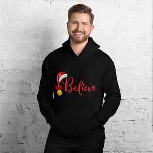 Believe Christmas Unisex Hoodie Sweatshirt, Merry Xmas Sweaters, Cute Christmas Hoodie Sweatshirt, Christmas Unisex Hoodie