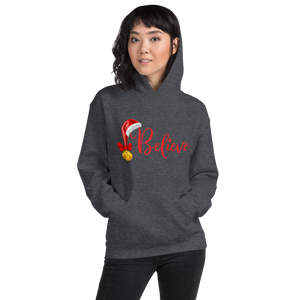 Believe Christmas Unisex Hoodie Sweatshirt, Merry Xmas Sweaters, Cute Christmas Hoodie Sweatshirt, Christmas Unisex Hoodie