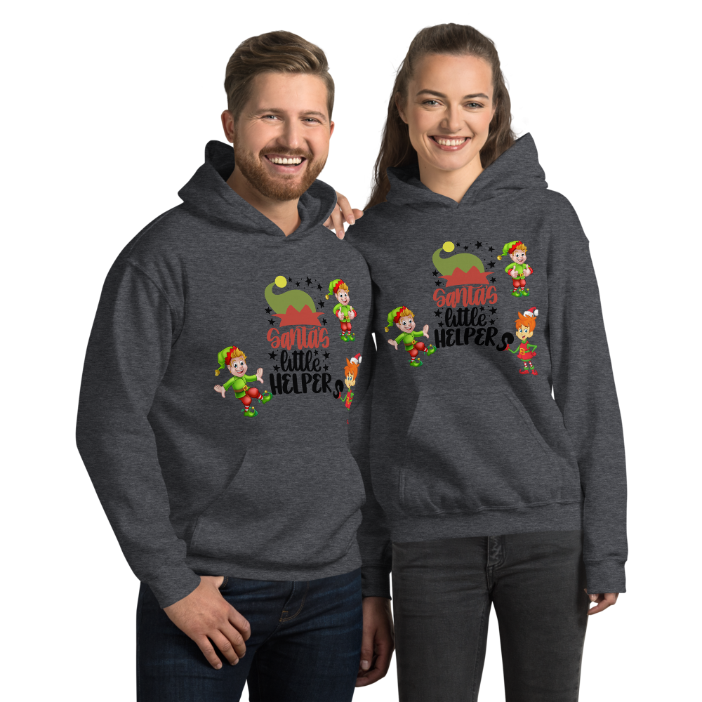 Santa’s Little Helpers Christmas Unisex Hoodie Sweatshirt, Merry Xmas Sweaters, Cute Christmas Hoodie Sweatshirt, Holiday Hoodie, Christmas Gift, Hooded Sweatshirt, Christmas Unisex Hoodie T-Shirt