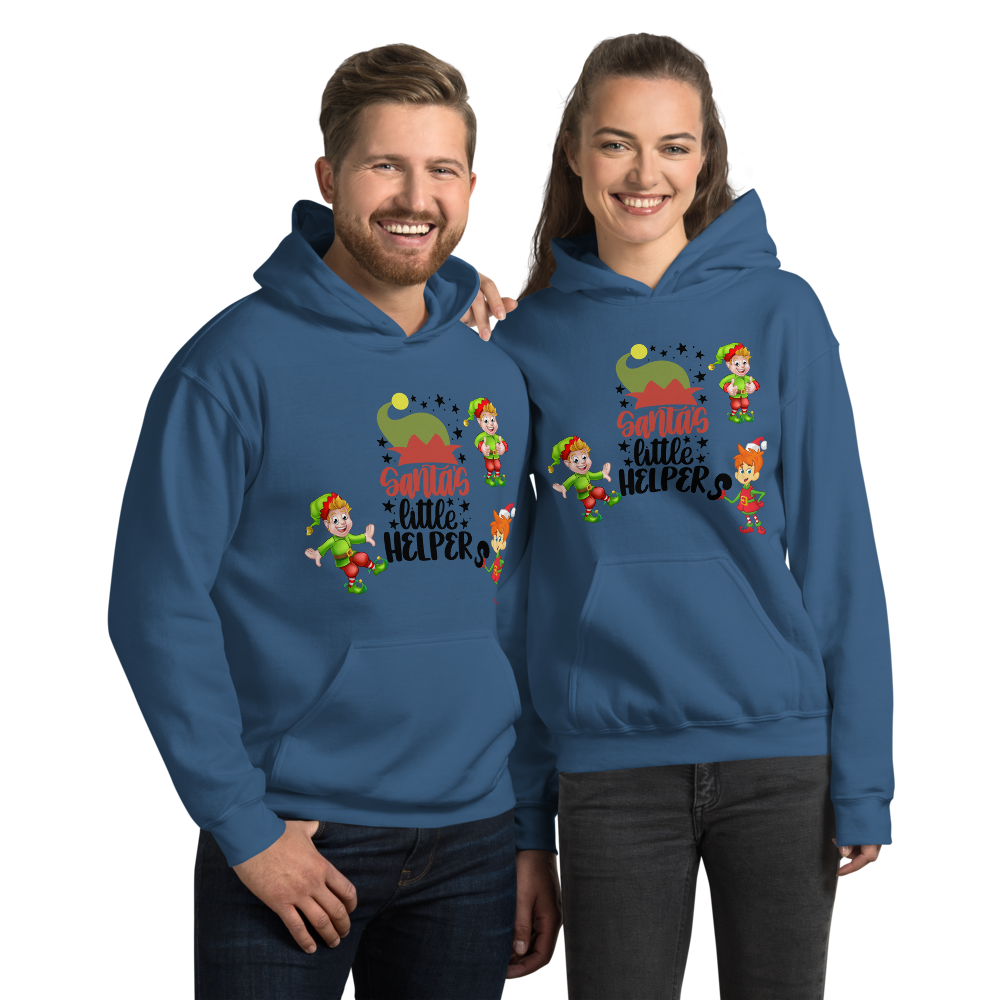 Santa’s Little Helpers Christmas Unisex Hoodie Sweatshirt, Merry Xmas Sweaters, Cute Christmas Hoodie Sweatshirt, Holiday Hoodie, Christmas Gift, Hooded Sweatshirt, Christmas Unisex Hoodie T-Shirt