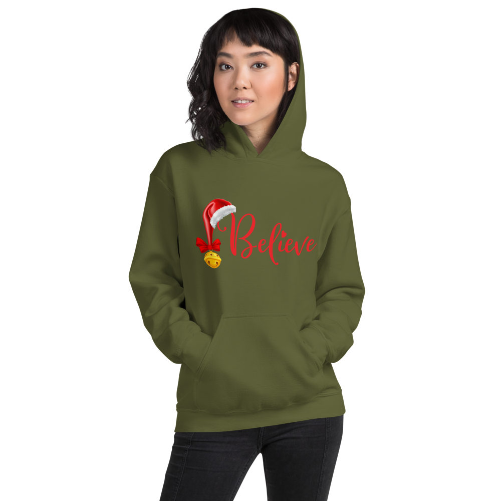 Believe Christmas Unisex Hoodie Sweatshirt, Merry Xmas Sweaters, Cute Christmas Hoodie Sweatshirt, Christmas Unisex Hoodie