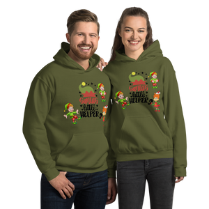 Santa’s Little Helpers Christmas Unisex Hoodie Sweatshirt, Merry Xmas Sweaters, Cute Christmas Hoodie Sweatshirt, Holiday Hoodie, Christmas Gift, Hooded Sweatshirt, Christmas Unisex Hoodie T-Shirt