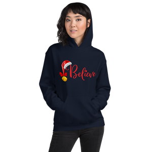 Believe Christmas Unisex Hoodie Sweatshirt, Merry Xmas Sweaters, Cute Christmas Hoodie Sweatshirt, Christmas Unisex Hoodie