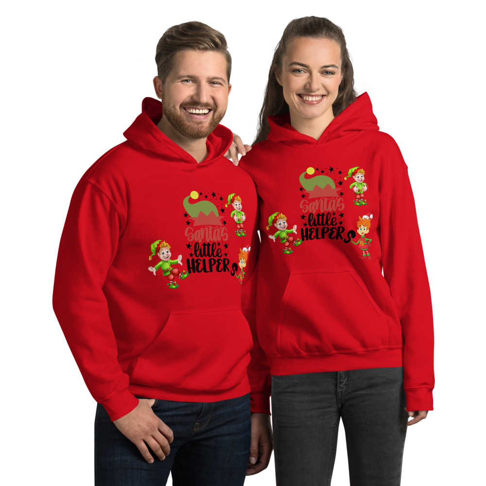 Santa’s Little Helpers Christmas Unisex Hoodie Sweatshirt, Merry Xmas Sweaters, Cute Christmas Hoodie Sweatshirt, Holiday Hoodie, Christmas Gift, Hooded Sweatshirt, Christmas Unisex Hoodie T-Shirt