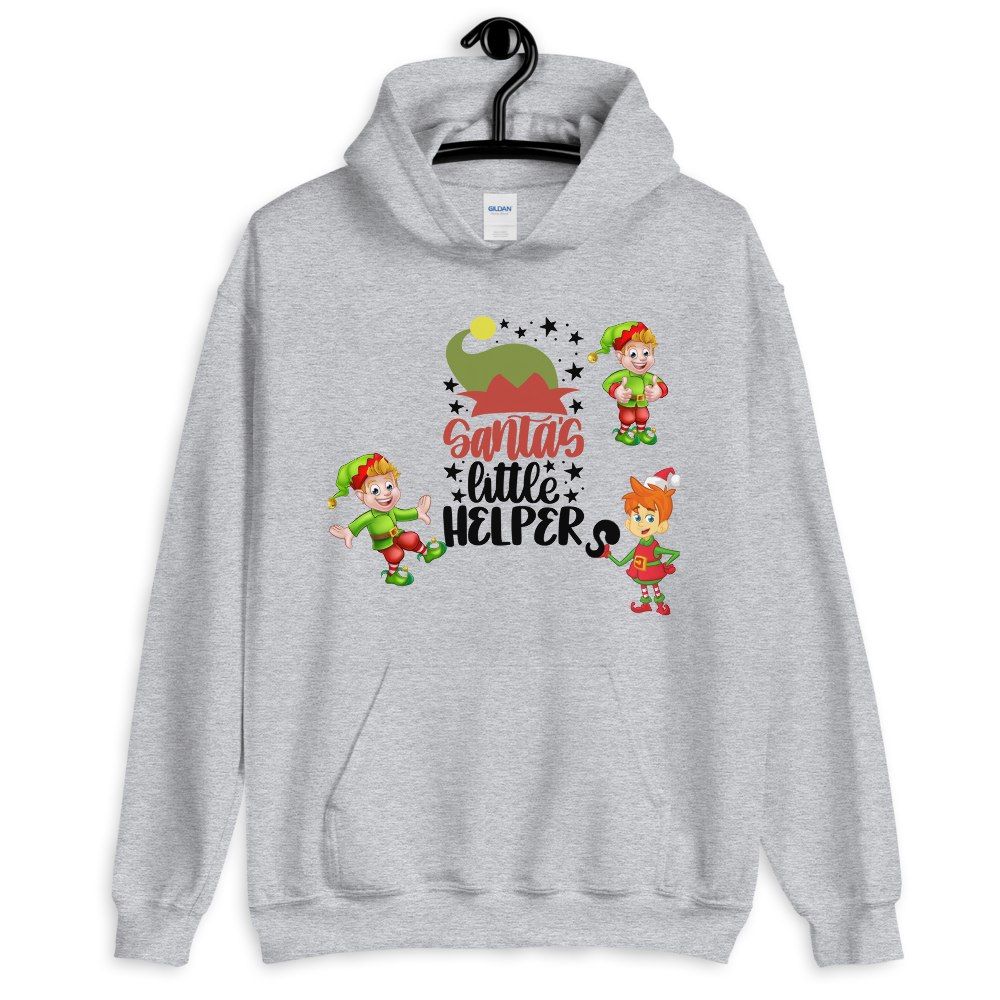 Santa’s Little Helpers Christmas Unisex Hoodie Sweatshirt, Merry Xmas Sweaters, Cute Christmas Hoodie Sweatshirt, Holiday Hoodie, Christmas Gift, Hooded Sweatshirt, Christmas Unisex Hoodie T-Shirt