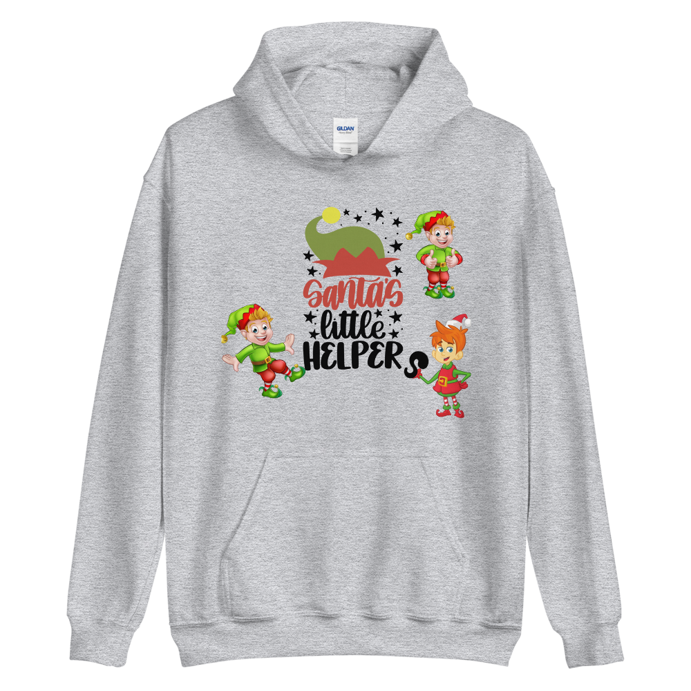 Santa’s Little Helpers Christmas Unisex Hoodie Sweatshirt, Merry Xmas Sweaters, Cute Christmas Hoodie Sweatshirt, Holiday Hoodie, Christmas Gift, Hooded Sweatshirt, Christmas Unisex Hoodie T-Shirt