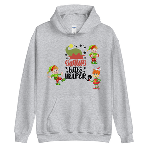 Santa’s Little Helpers Christmas Unisex Hoodie Sweatshirt, Merry Xmas Sweaters, Cute Christmas Hoodie Sweatshirt, Holiday Hoodie, Christmas Gift, Hooded Sweatshirt, Christmas Unisex Hoodie T-Shirt