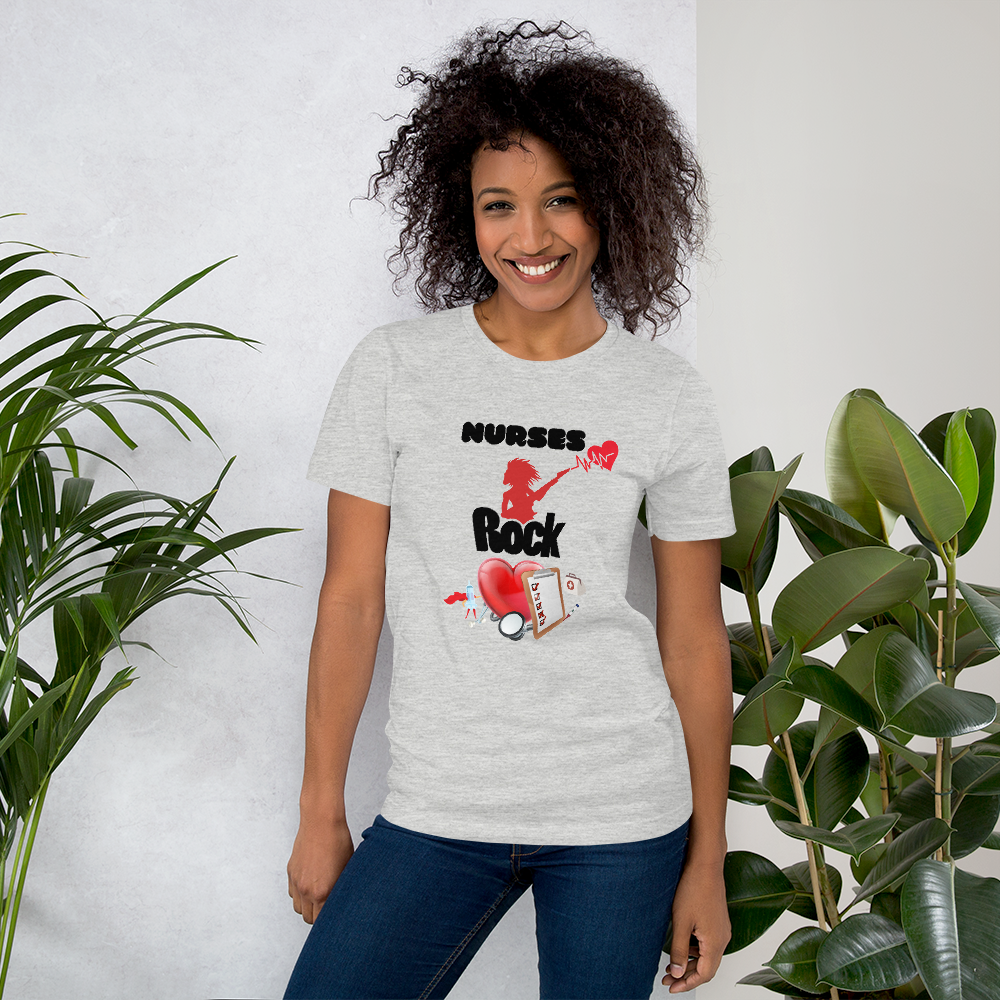 Nurses Rock Short-Sleeve Unisex T-Shirt