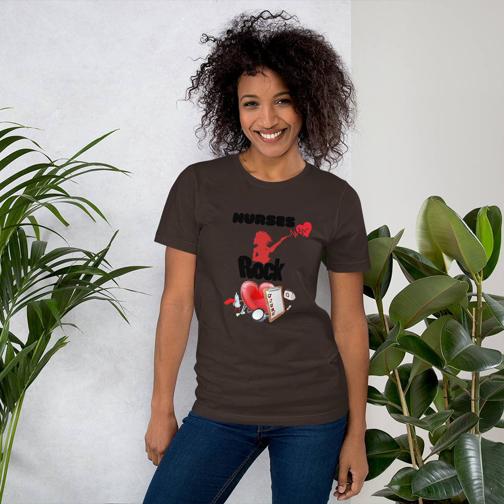 Nurses Rock Short-Sleeve Unisex T-Shirt