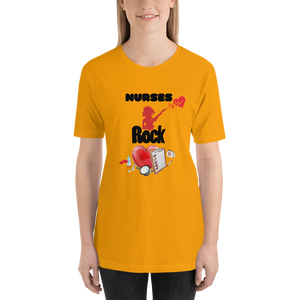 Nurses Rock Short-Sleeve Unisex T-Shirt