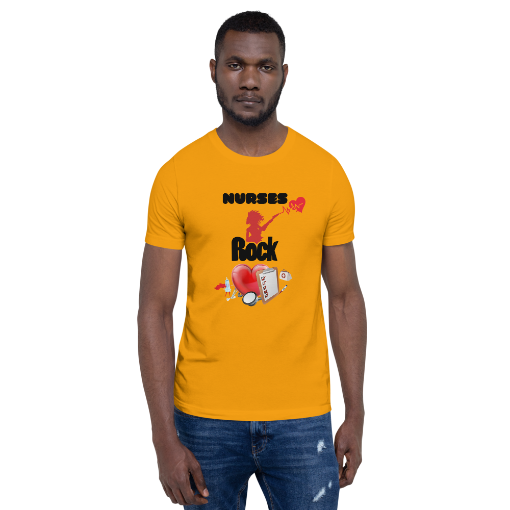 Nurses Rock Short-Sleeve Unisex T-Shirt