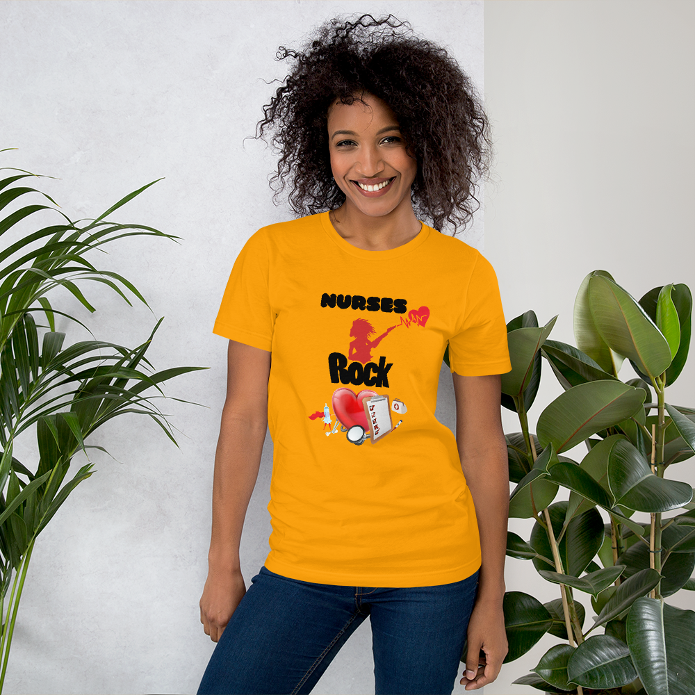 Nurses Rock Short-Sleeve Unisex T-Shirt