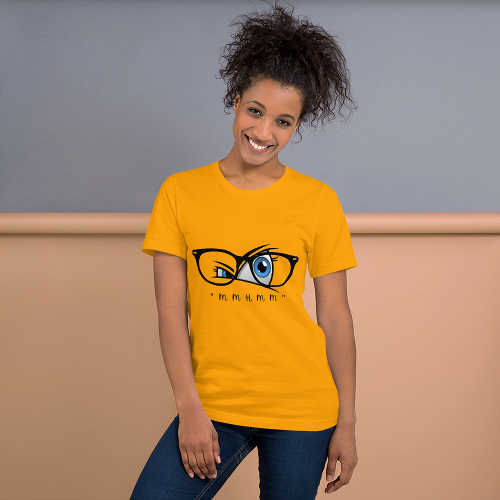 Side Eye in Glasses "mmhmm"
