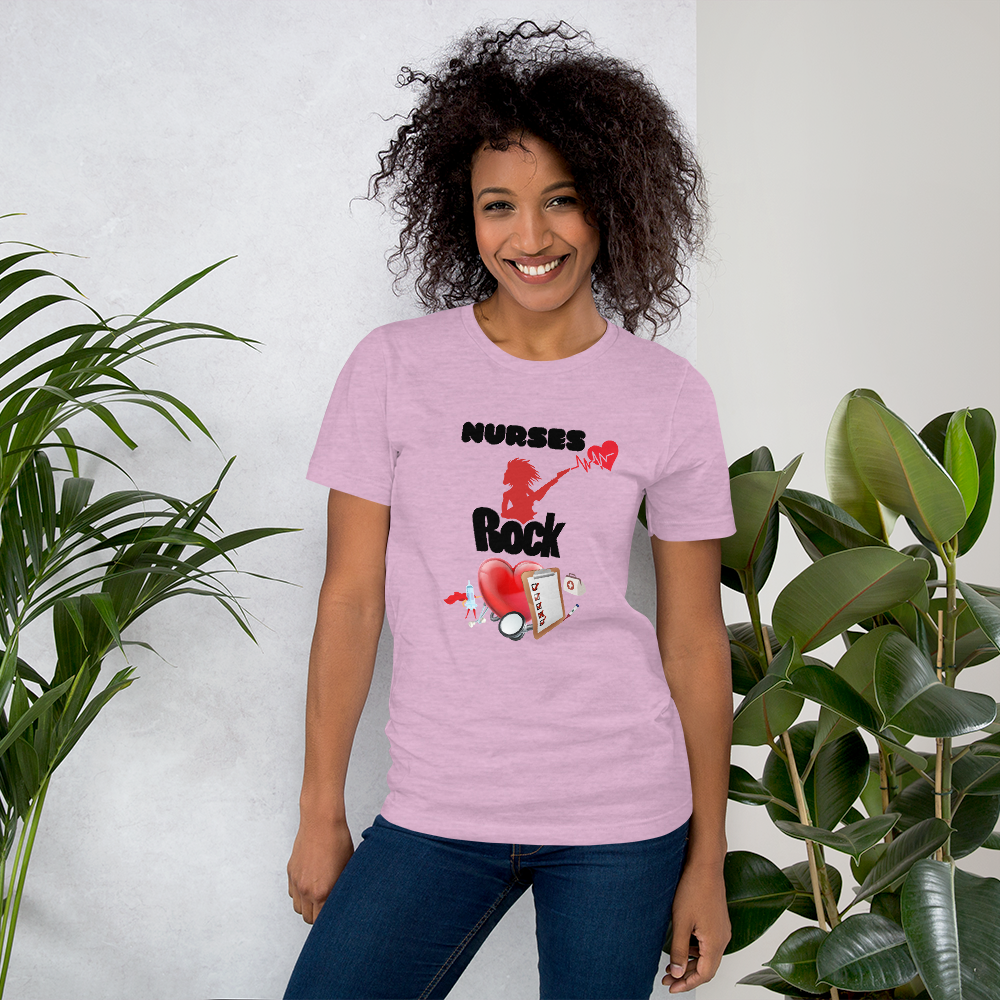 Nurses Rock Short-Sleeve Unisex T-Shirt