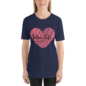 Mom Life The Hustle is Real Scribble Pink Heart