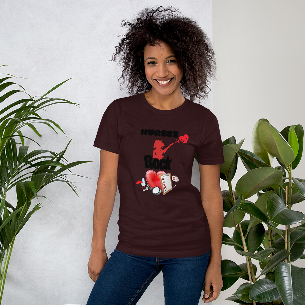 Nurses Rock Short-Sleeve Unisex T-Shirt