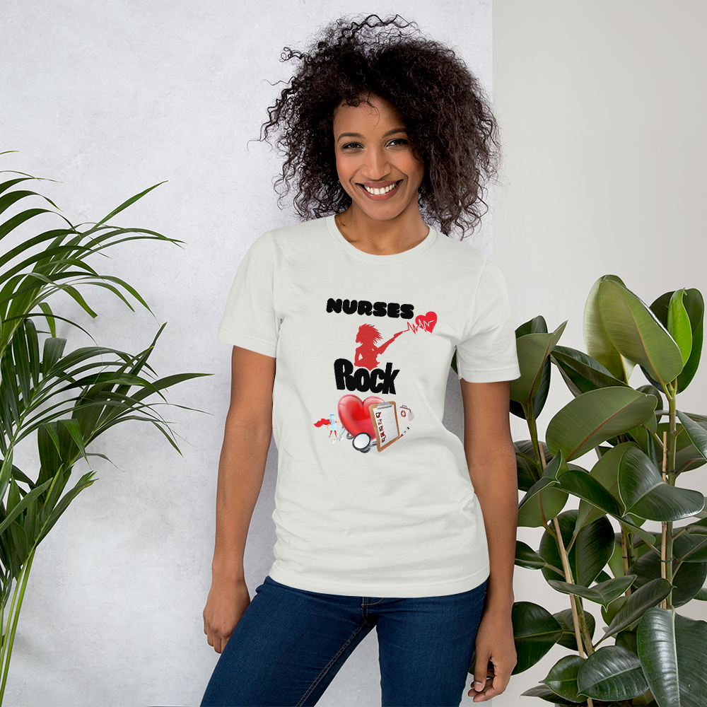 Nurses Rock Short-Sleeve Unisex T-Shirt