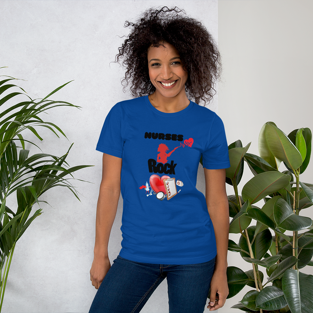 Nurses Rock Short-Sleeve Unisex T-Shirt