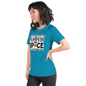 This Nurse Runs on Pumpkin Spice and Everything Nice Short-Sleeve Unisex T-Shirt