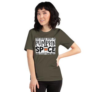 This Nurse Runs on Pumpkin Spice and Everything Nice Short-Sleeve Unisex T-Shirt