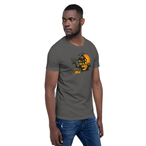 Halloween Creepy Haunted House Trick or Treat Short-Sleeve Unisex T-Shirt