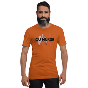 ICU Nurse T-Shirt-Intensive Care Unit- Gift for Nurses- Nursing Shirt- Nurse Life - Registered Nurse Appreciation- Short-Sleeve Unisex T-Shirt