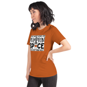 This Nurse Runs on Pumpkin Spice and Everything Nice Short-Sleeve Unisex T-Shirt