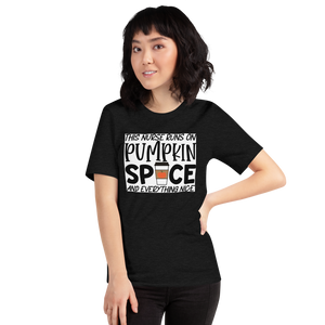 This Nurse Runs on Pumpkin Spice and Everything Nice Short-Sleeve Unisex T-Shirt