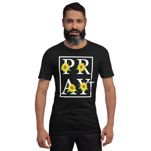 Pray Cross Short-Sleeve Unisex T-Shirt, Christian Shirt, Pray T-Shirt, Religious Shirt, Gift For Her, Gift For Mom, Mother's Day Gift, Grace Shirt, Casual Shirt, Modern Shirt
