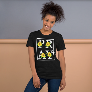Pray Cross Short-Sleeve Unisex T-Shirt, Christian Shirt, Pray T-Shirt, Religious Shirt, Gift For Her, Gift For Mom, Mother's Day Gift, Grace Shirt, Casual Shirt, Modern Shirt