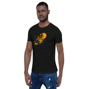 Halloween Creepy Haunted House Trick or Treat Short-Sleeve Unisex T-Shirt
