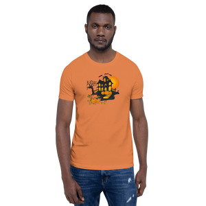 Halloween Creepy Haunted House Trick or Treat Short-Sleeve Unisex T-Shirt