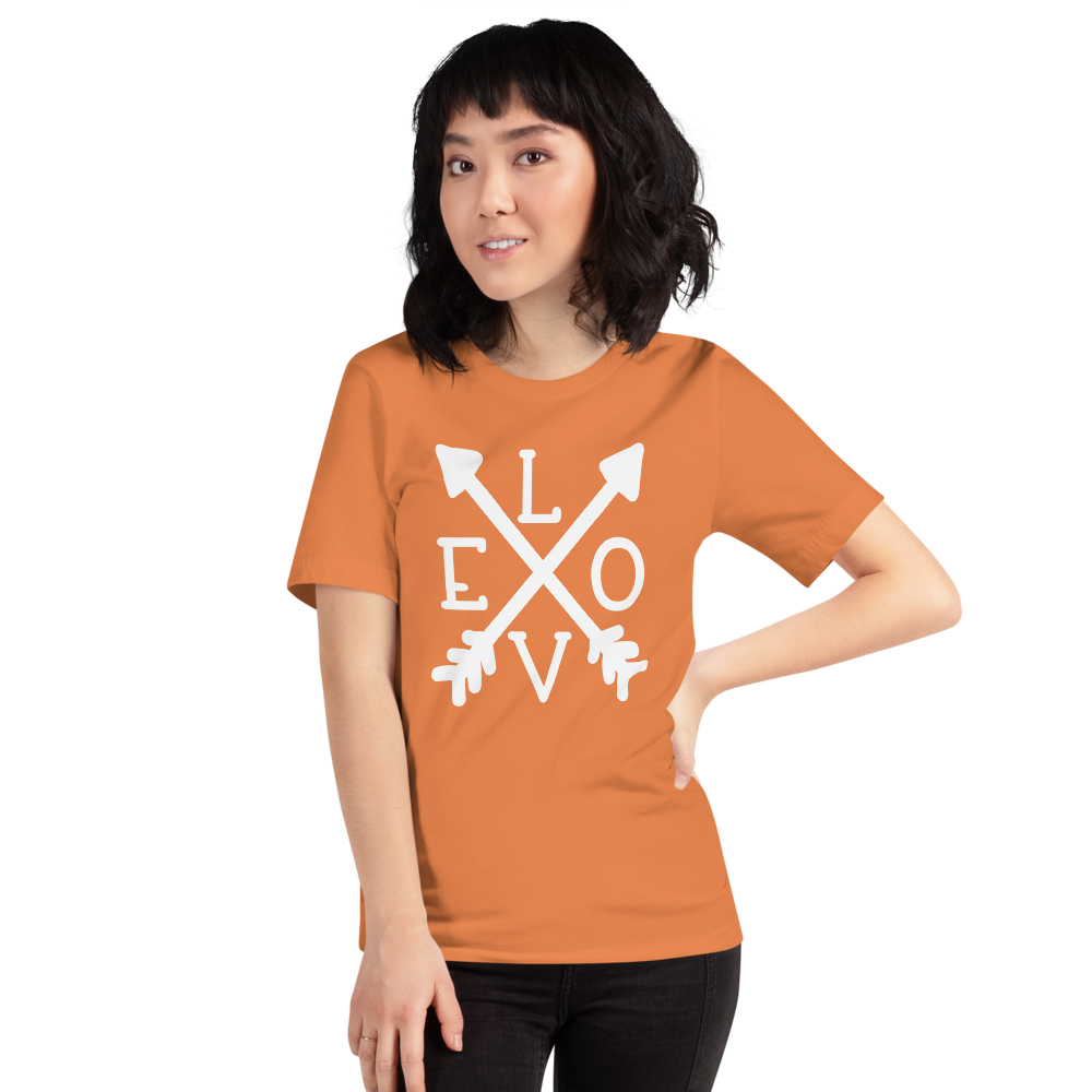 Love Arrow Valentine's Day Short-Sleeve Unisex T-Shirt- Cute Valentine's Shirt -Gift for Valentine’s Day -Unisex Ladies Tee-Mom Valentine's