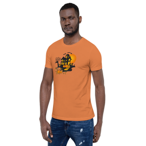 Halloween Creepy Haunted House Trick or Treat Short-Sleeve Unisex T-Shirt