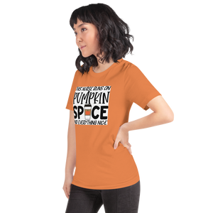This Nurse Runs on Pumpkin Spice and Everything Nice Short-Sleeve Unisex T-Shirt