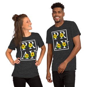 Pray Cross Short-Sleeve Unisex T-Shirt, Christian Shirt, Pray T-Shirt, Religious Shirt, Gift For Her, Gift For Mom, Mother's Day Gift, Grace Shirt, Casual Shirt, Modern Shirt