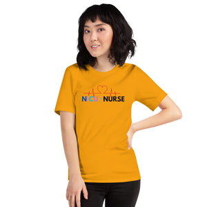 NICU Nurse Heartbeat Neonatal ICU Nurse T-shirt, Baby Nurse Tees, Newborn Nursery Nurse, Nursing Student Gift, Infant Care Specialist Short-Sleeve Unisex T-Shirt