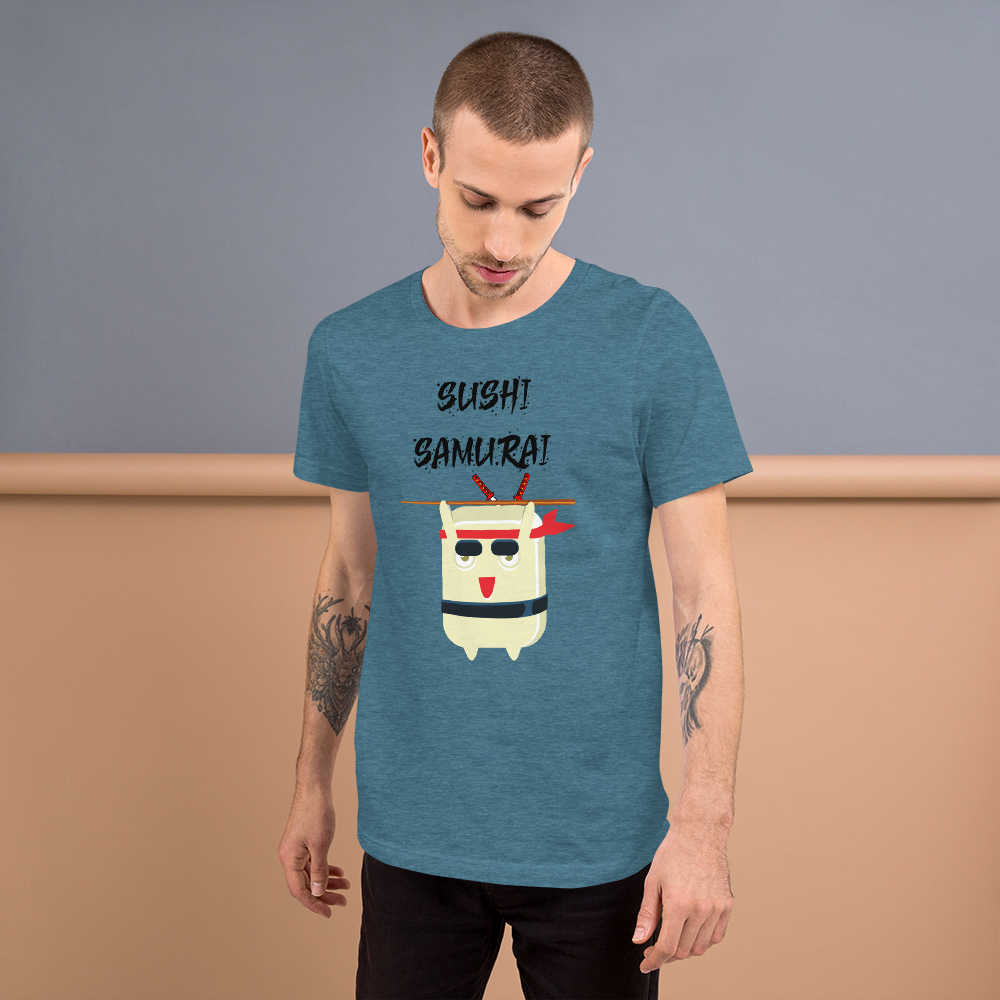 T-Shirt Short-Sleeve Sushi Essentials Unisex – SAMURAI ToatShops Nigiri Japanese SUSHI Funny