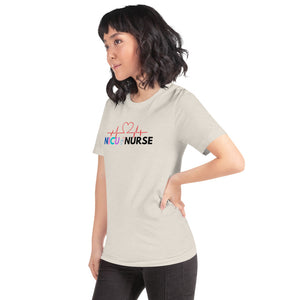 NICU Nurse Heartbeat Neonatal ICU Nurse T-shirt, Baby Nurse Tees, Newborn Nursery Nurse, Nursing Student Gift, Infant Care Specialist Short-Sleeve Unisex T-Shirt