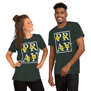 Pray Cross Short-Sleeve Unisex T-Shirt, Christian Shirt, Pray T-Shirt, Religious Shirt, Gift For Her, Gift For Mom, Mother's Day Gift, Grace Shirt, Casual Shirt, Modern Shirt
