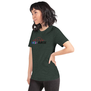 NICU Nurse Heartbeat Neonatal ICU Nurse T-shirt, Baby Nurse Tees, Newborn Nursery Nurse, Nursing Student Gift, Infant Care Specialist Short-Sleeve Unisex T-Shirt
