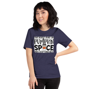 This Nurse Runs on Pumpkin Spice and Everything Nice Short-Sleeve Unisex T-Shirt