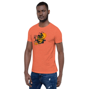 Halloween Creepy Haunted House Trick or Treat Short-Sleeve Unisex T-Shirt
